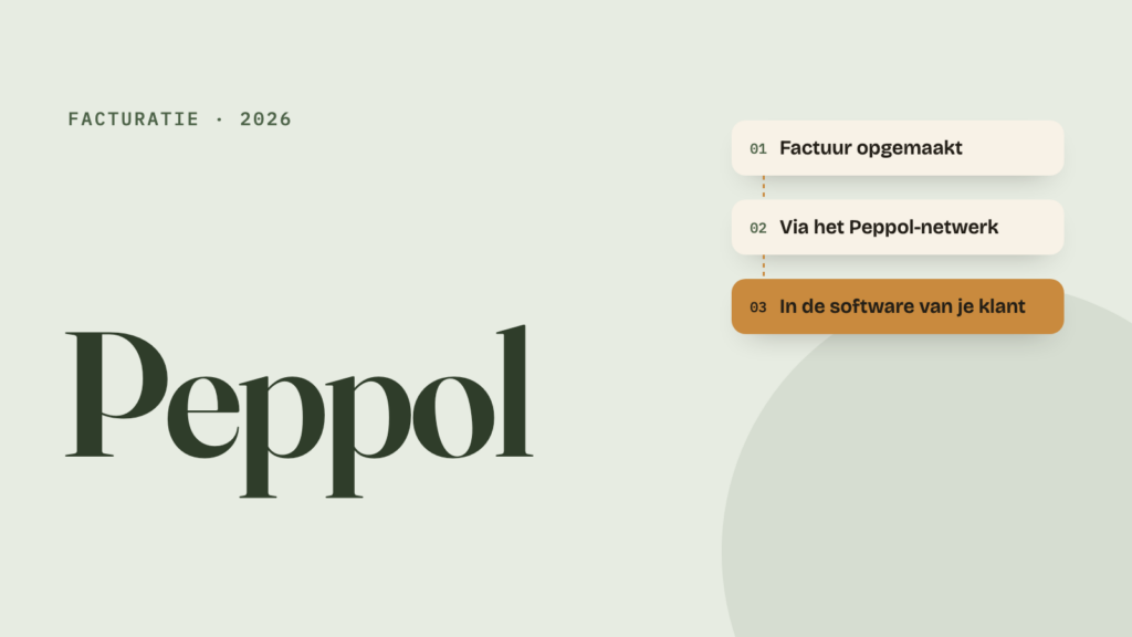 Peppol e-facturatie: factuur via het Peppol-netwerk rechtstreeks in de software van je klant